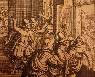 Matthäus Merian (1595 - 1650) - Defenestrace, Praha