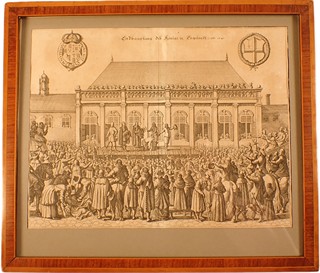 Matthäus Merian (1595 - 1650) - Poprava anglického krále Karla I. 