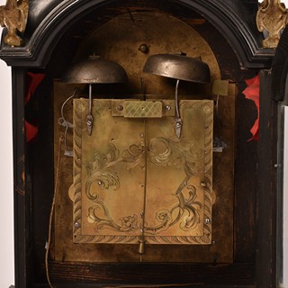 Barokní dřevěné hodiny Joseph Graff Prag 1777