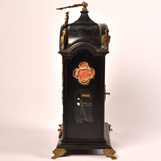 Barokní dřevěné hodiny Joseph Graff Prag 1777