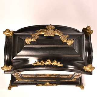 Barokní dřevěné hodiny Joseph Graff Prag 1777