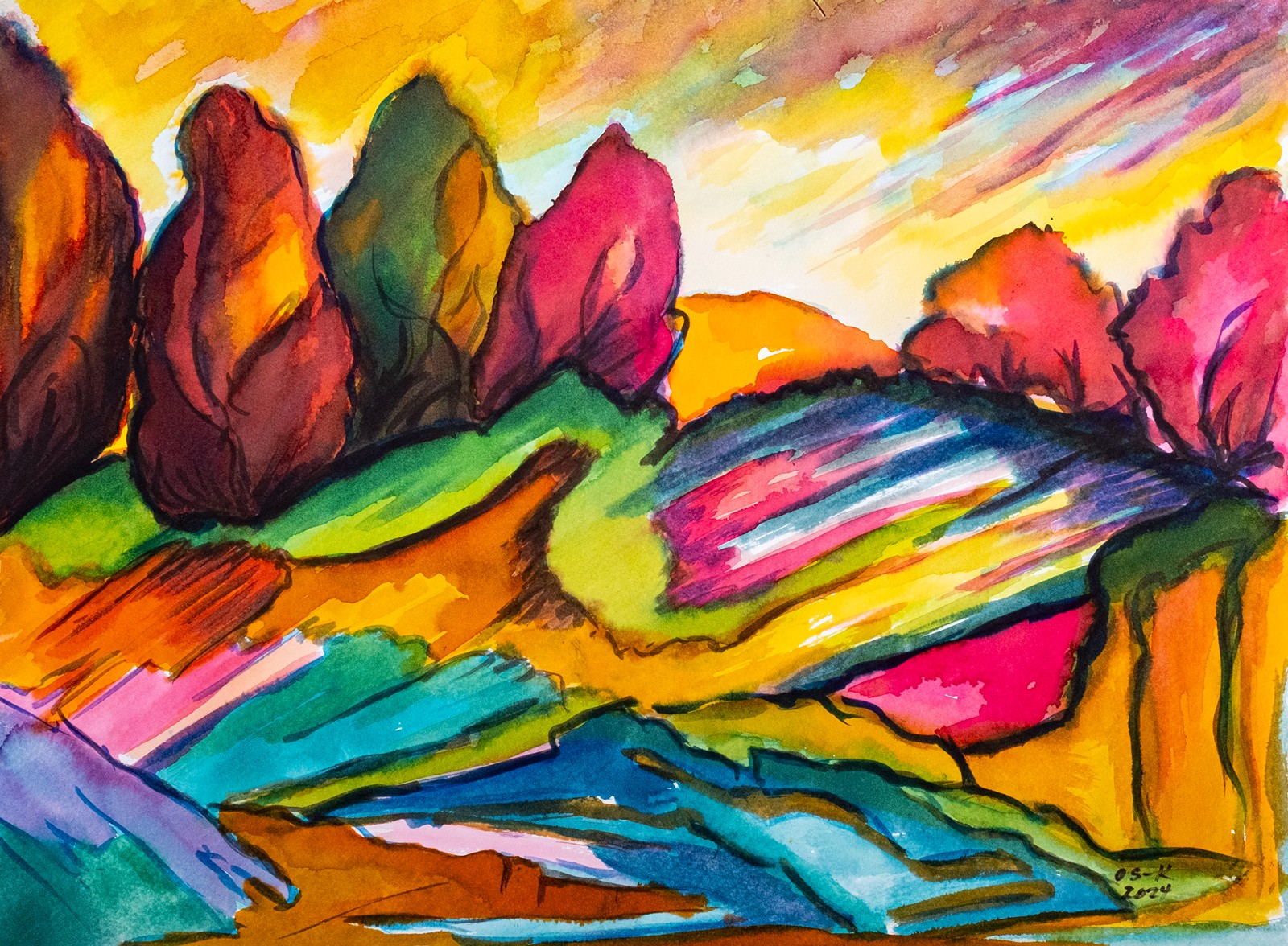 Olga Schrüfer-Kozlová (1947) - Bocage normand