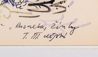 Eduard Milén (1891 – 1976) - Rusalka, žínky, scénická návrh