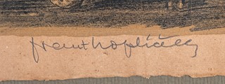 František Hoplíček (1890 – 1946) - Chudá večeře s kočičkou