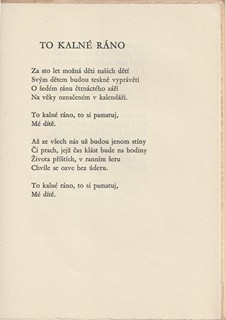 Jaroslav Seifert (1901 – 1986) - Osm dní (číslovaný výtisk s podpisem autora a ilustracemi Josefa Čapka)
