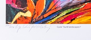 Olga Schrüfer-Kozlová (1947) - Cycle "Sunlit landscapes I"