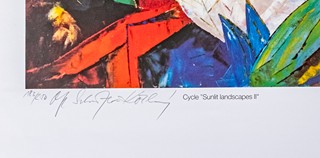 Olga Schrüfer-Kozlová (1947) - Cycle "Sunlit landscapes II"