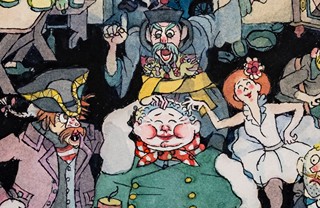 Josef Novák (1902 – 1987) - Triptych pohádkových ilustrací