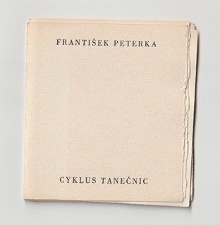 František Peterka (1920 – 2007) - Bibliofilie s devíti grafikami "Cyklus tanečnic"