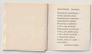František Peterka (1920 – 2007) - Bibliofilie s devíti grafikami "Cyklus tanečnic"