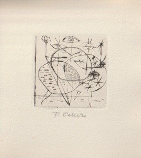 František Peterka (1920 – 2007) - Bibliofilie s devíti grafikami "Cyklus tanečnic"