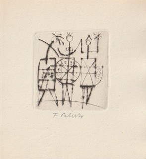 František Peterka (1920 – 2007) - Bibliofilie s devíti grafikami "Cyklus tanečnic"