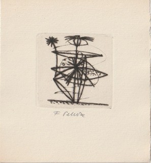 František Peterka (1920 – 2007) - Bibliofilie s devíti grafikami "Cyklus tanečnic"