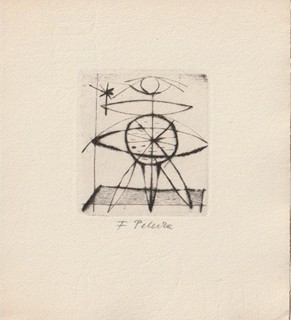 František Peterka (1920 – 2007) - Bibliofilie s devíti grafikami "Cyklus tanečnic"