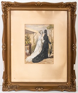 Josef Mánes (1820 – 1871) - Návrh šlechtické róby