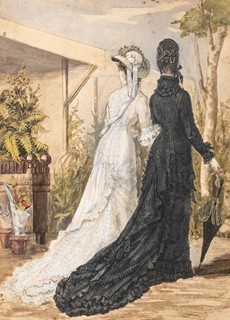 Josef Mánes (1820 – 1871) - Návrh šlechtické róby