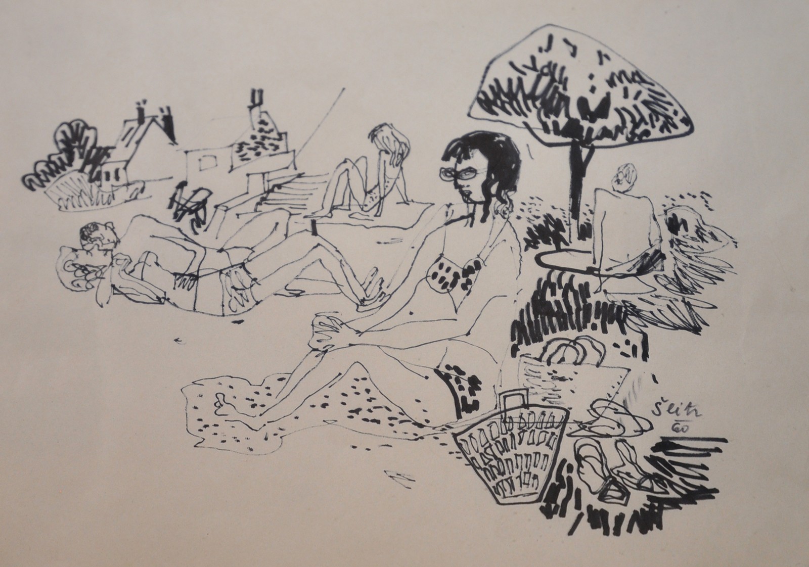 Jiří Šlitr (1924 - 1969) - Pláž