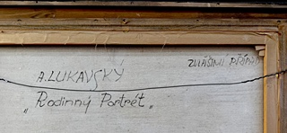 Antonín Lukavský (1947) - Rodinný portrét 1991 I Velký formát