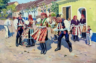 Vladimír Štěpánek (1906 - 1991) - Konvolut tří folklorních děl I Velký formát