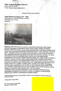 August Bedřich Piepenhagen (1791 - 1868) - Zimní krajina za soumraku I Přiložen odborný posudek od PhDr. Naděždy Blažíčkové – Horové.
