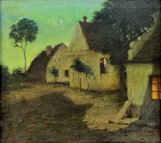 Bohumil Mareček (1884 - 1962) - Venkovské nokturno 1908