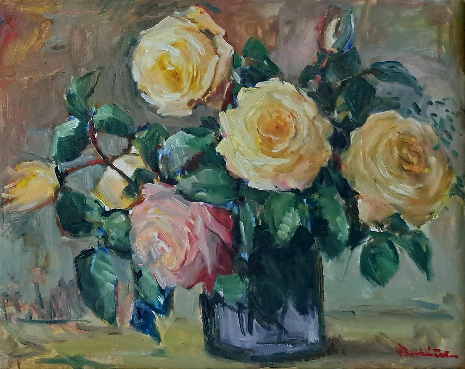 František Bukáček (1910 - 1988) - Kytice Růží
