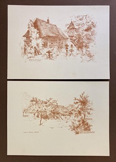 Konvolut 4 grafik