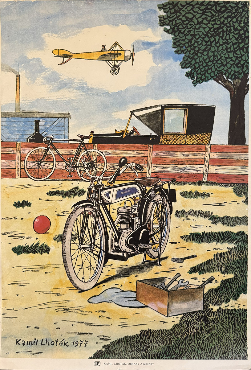 Kamil Lhoták (1912 - 1990) - Plakát k výstavě MF I.