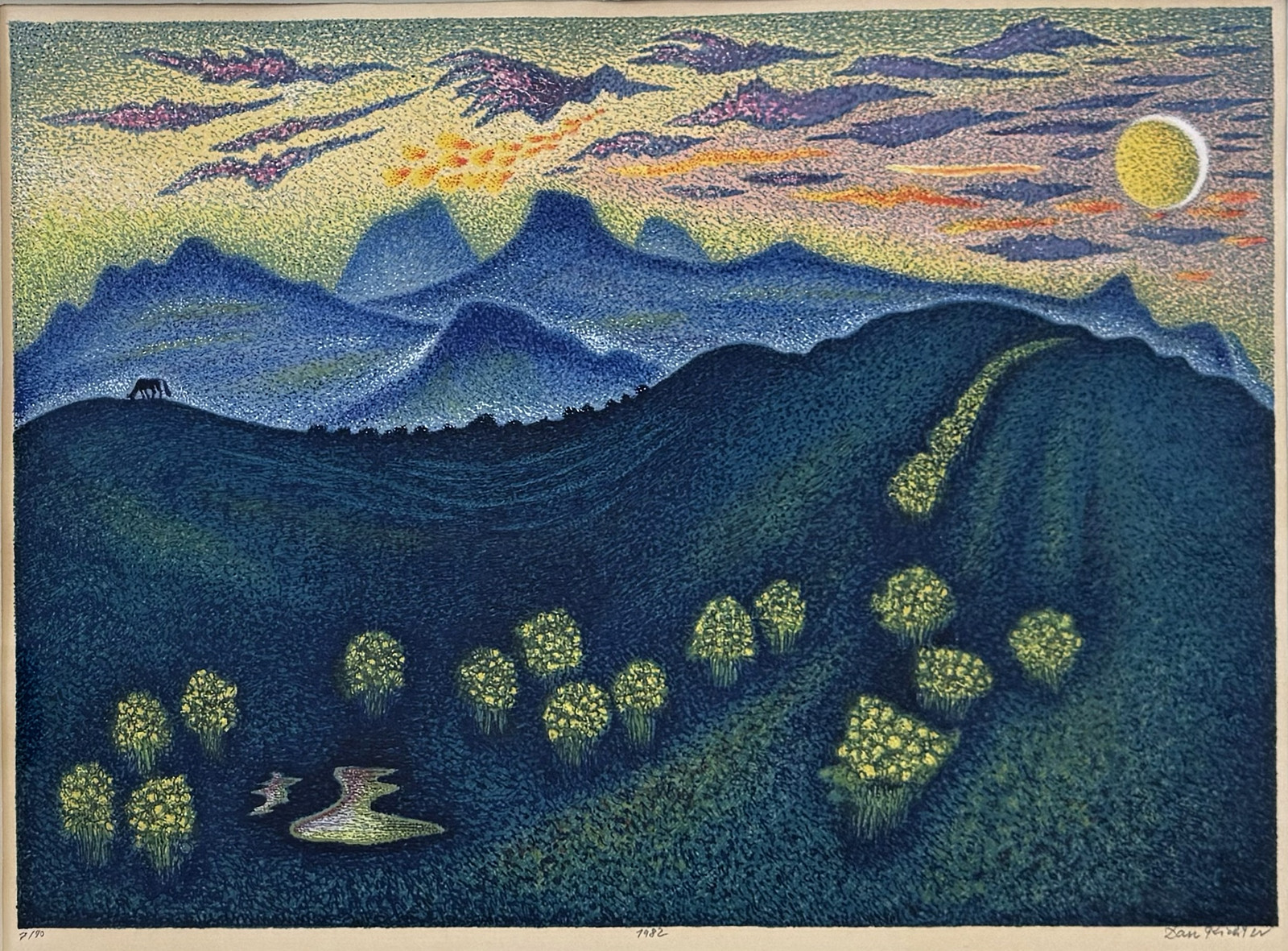 Dan Richter (1930 - 2020) - Horská krajina