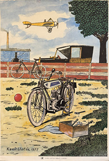 Kamil Lhoták (1912 - 1990) - Plakát k výstavě MF I.