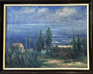 Augustin Ságner (1891 - 1946) - Domek na pobřeží