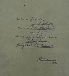 Jaroslav Háša (1890 - 1968) - Socha Přemysla Oráče v kostele Sv. Jakuba
na Zbraslavi