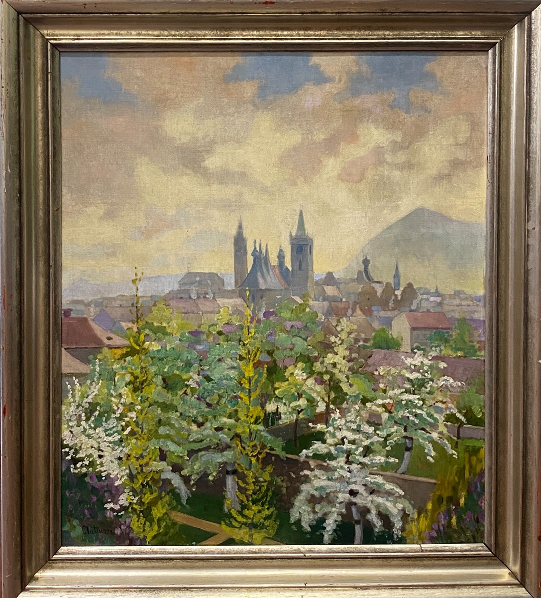 Antonín Chittussi (1847 - 1891) - Litoměřice in Bloom