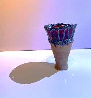Garnet Chalice Vase