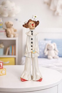 Jester with flower