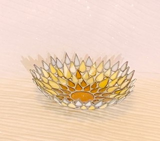 Sun Stained Glass Bowl