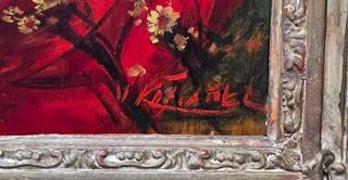 Vlastimil Košvanec (1887 - 1961) - Dívka s loutnou