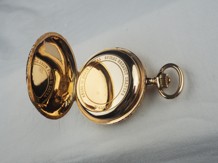 Pánské zlaté kapesní hodinky
