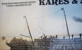 reklamní plakát na zaoceánskou loď