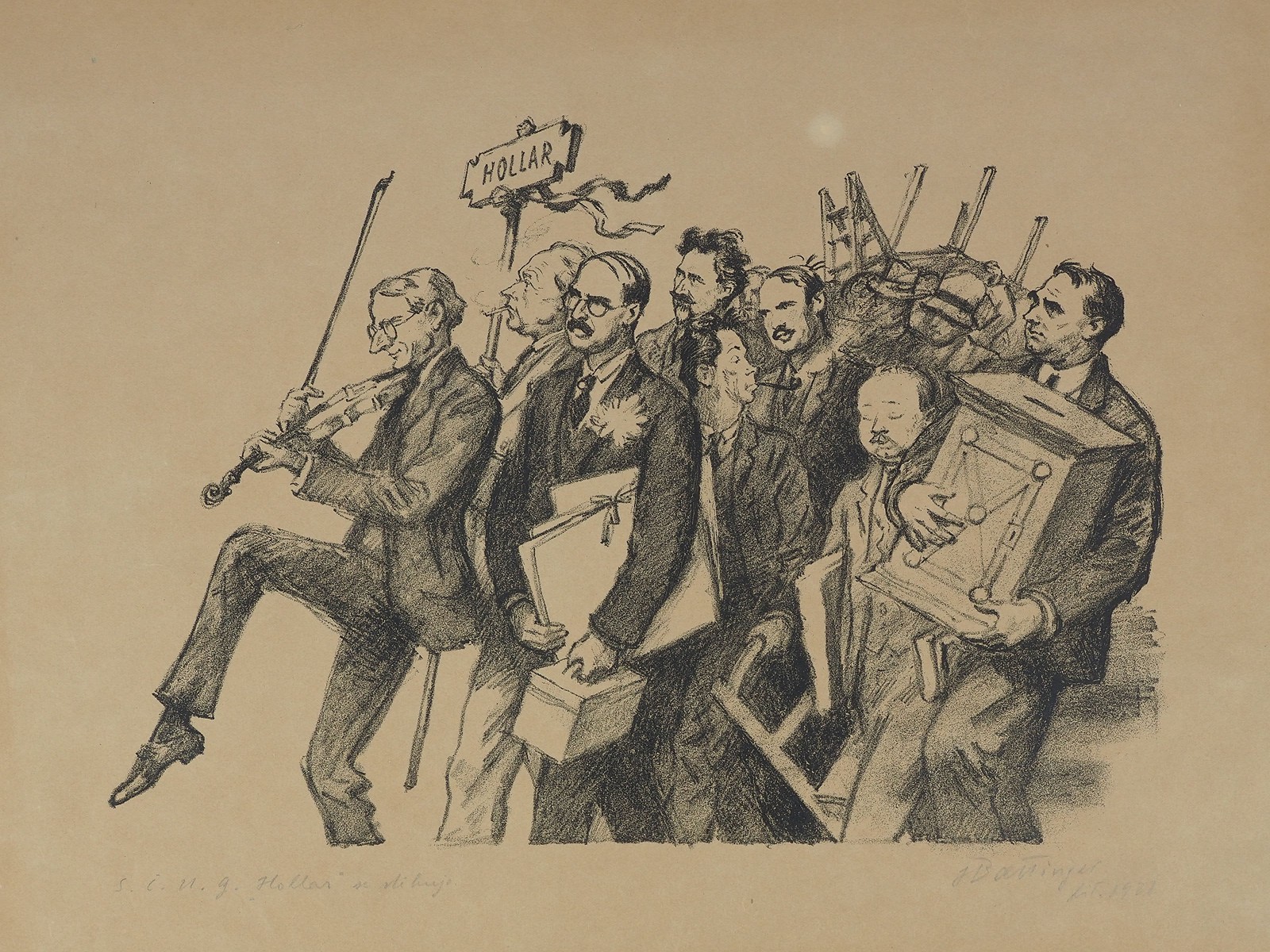 Hugo Boettinger (1880 – 1934) - Hollar se stěhuje