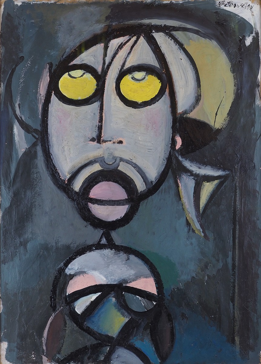 Andrej Bělocvětov (1923 – 1997) - Žena s psíkem