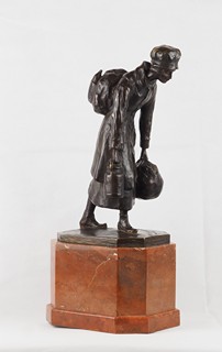 Josef Drahoňovský (1877 – 1938) - Wiener Hamsterin (Vídeňačka křečkující zásoby)