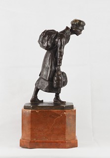 Josef Drahoňovský (1877 – 1938) - Wiener Hamsterin (Vídeňačka křečkující zásoby)