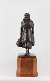 Josef Drahoňovský (1877 – 1938) - Wiener Hamsterin (Vídeňačka křečkující zásoby)