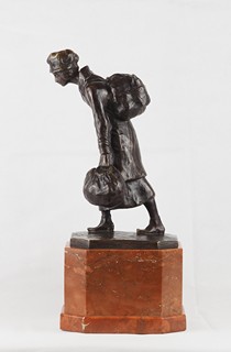 Josef Drahoňovský (1877 – 1938) - Wiener Hamsterin (Vídeňačka křečkující zásoby)