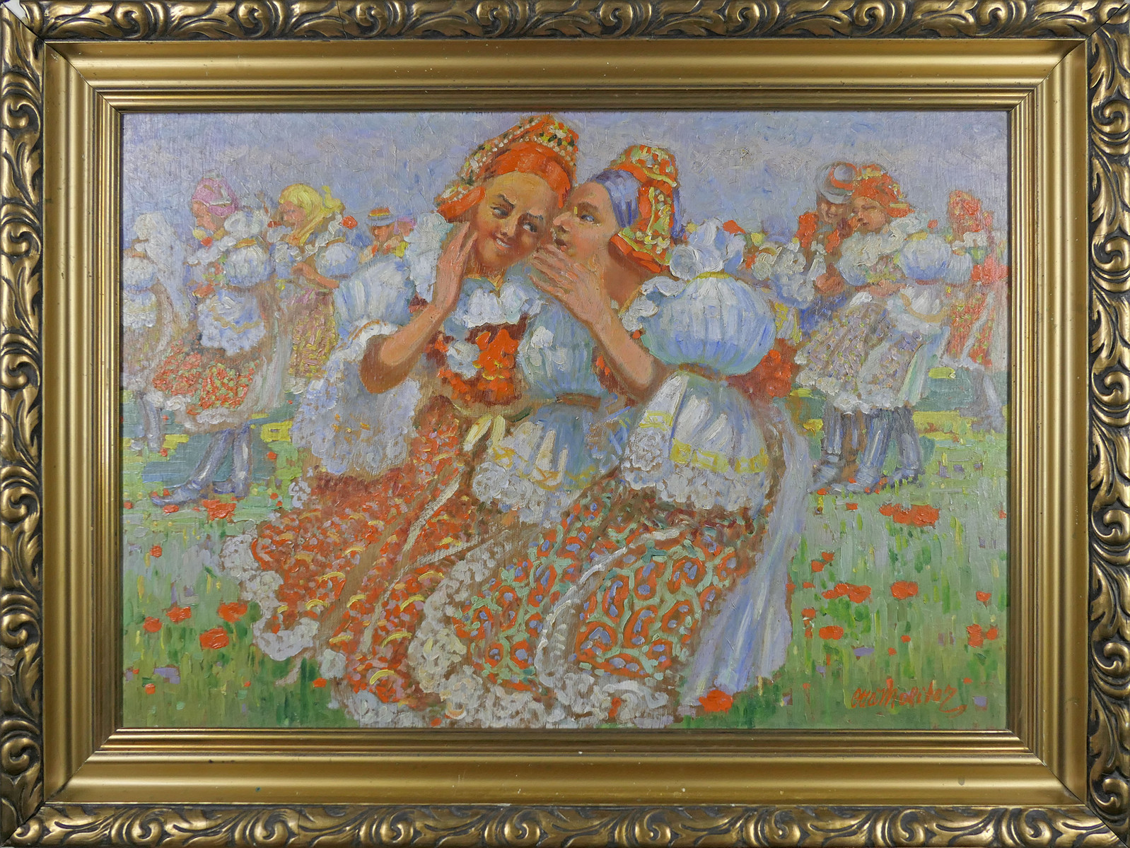 Otto Molitor (1889-) - Krojovaná děvčata