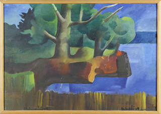 Miloslav Chlupáč (1920-2008) - Na břehu jezera