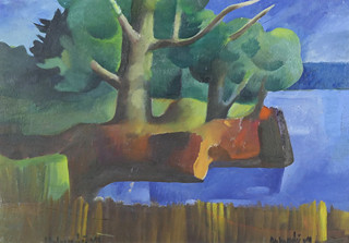 Miloslav Chlupáč (1920-2008) - Na břehu jezera