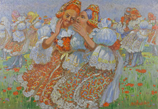 Otto Molitor (1889-) - Krojovaná děvčata