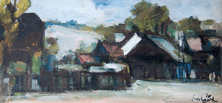 Alois Lukášek (1911-1984) - Náves Staré stodoly